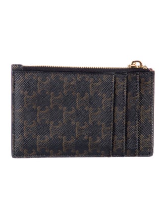Celine 2022 Zipped Card Holder Wallet