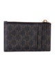 Celine 2022 Zipped Card Holder Wallet