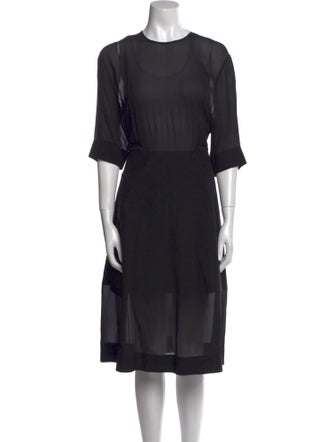 Celine Silk Midi Length Dress