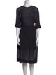 Celine Silk Midi Length Dress