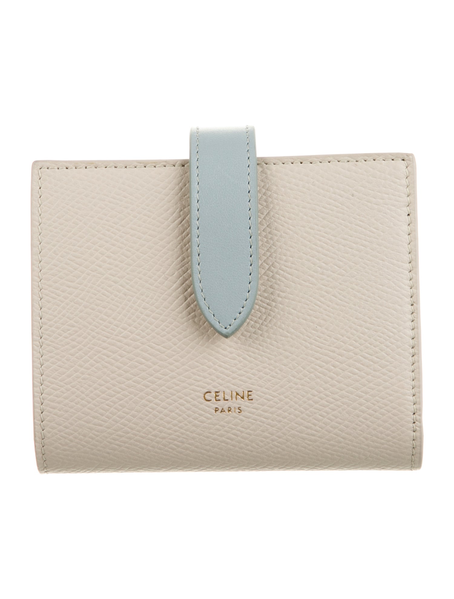 Celine 2022 Leather Compact Wallet