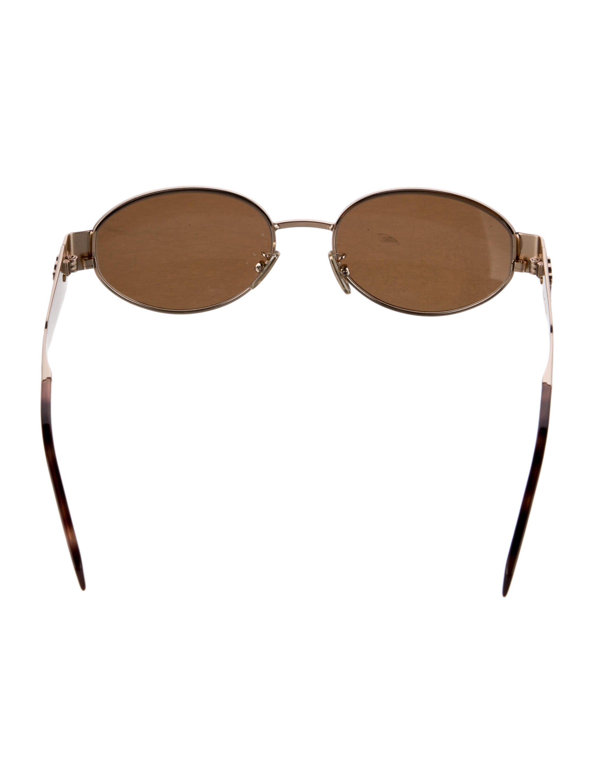 Celine Round Tinted Sunglasses