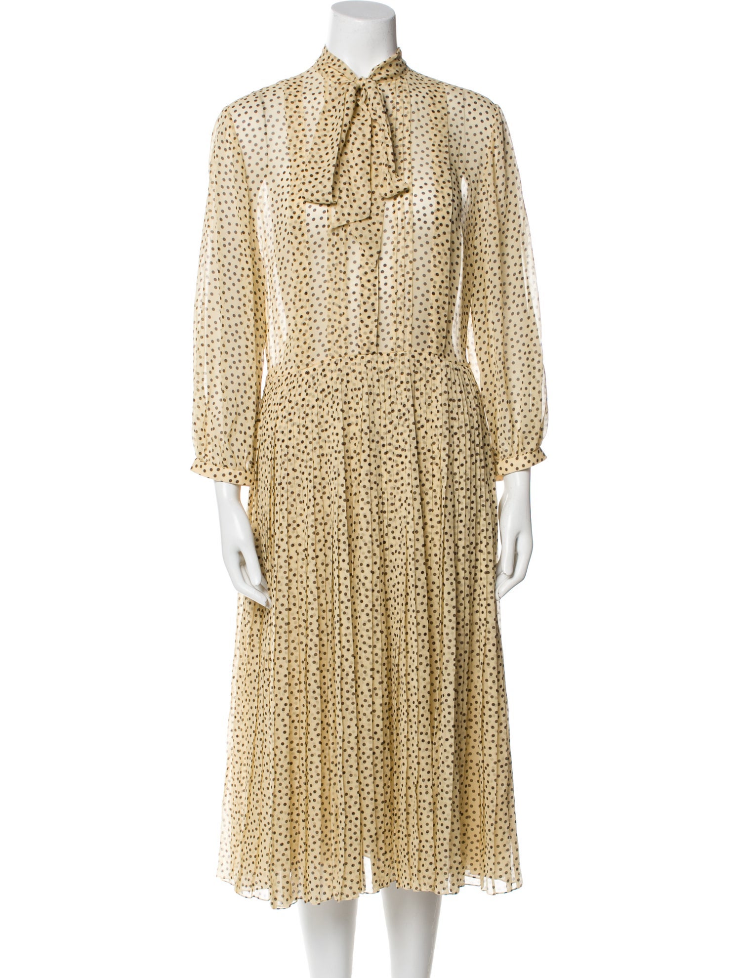 Celine Lavaliere Midi Length Dress