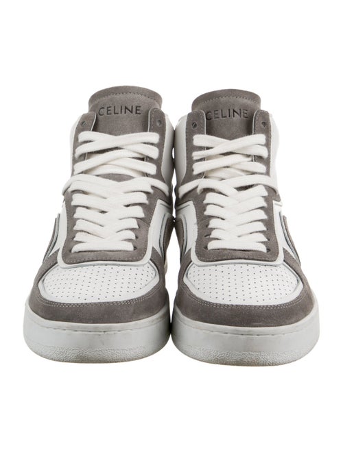 Celine Suede Colorblock Pattern Sneakers