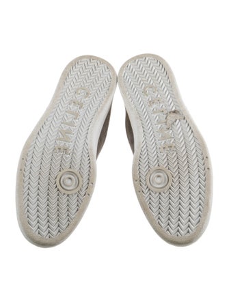 Celine Suede Colorblock Pattern Sneakers