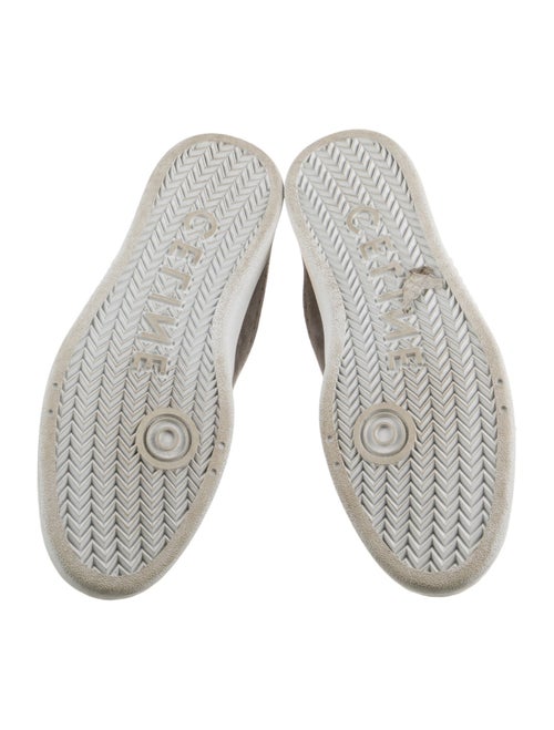 Celine Suede Colorblock Pattern Sneakers