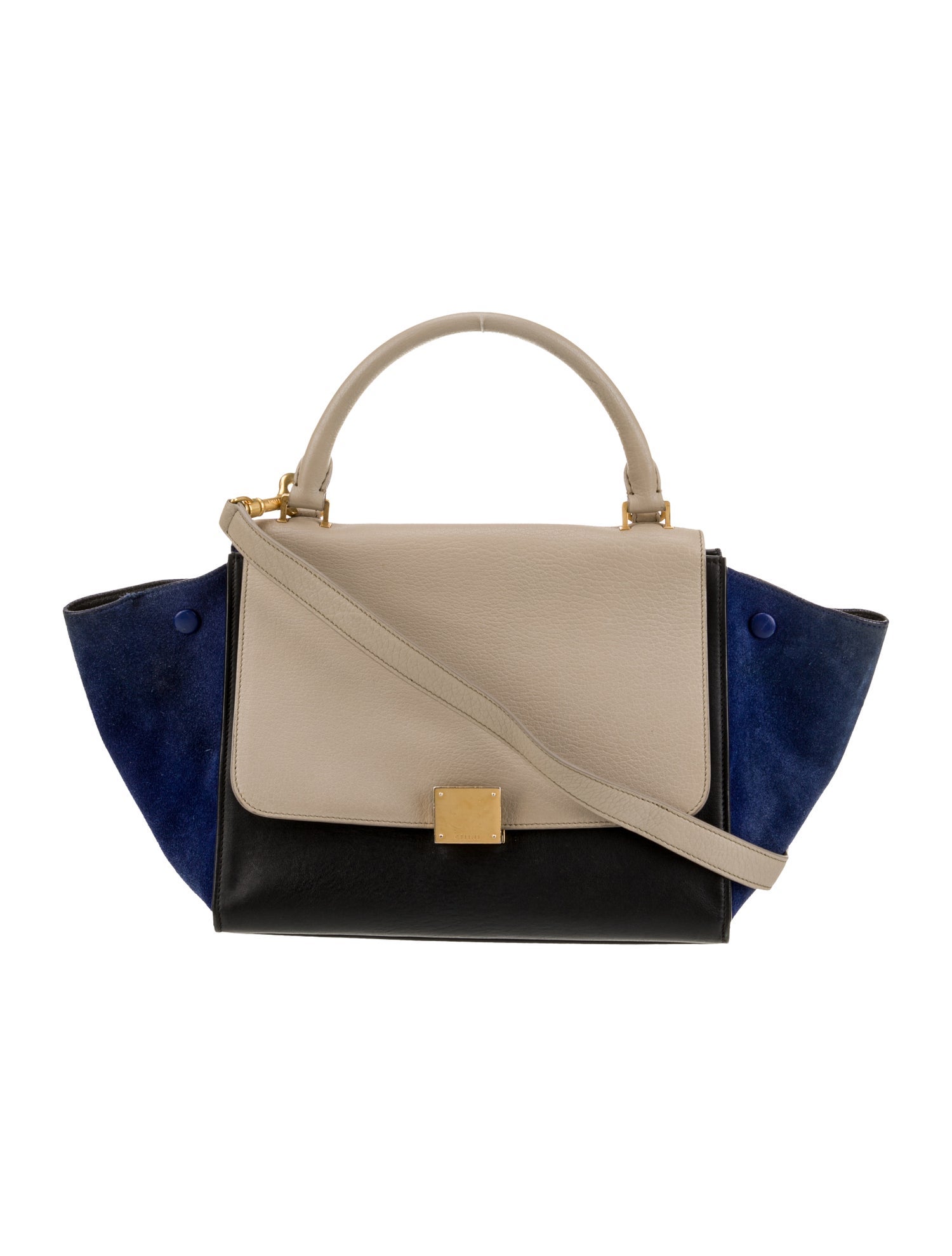 Celine Leather Trapeze Mini