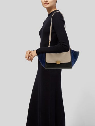 Celine Leather Trapeze Mini