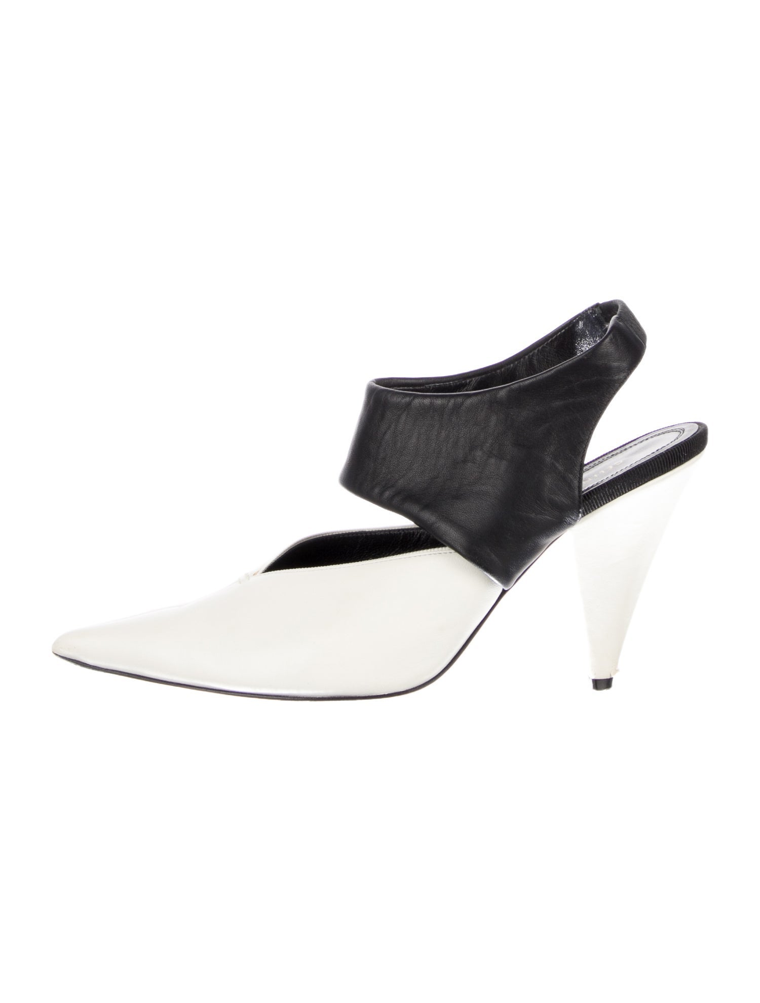 Celine Leather Slingback Pumps