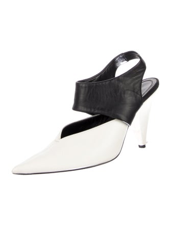 Celine Leather Slingback Pumps