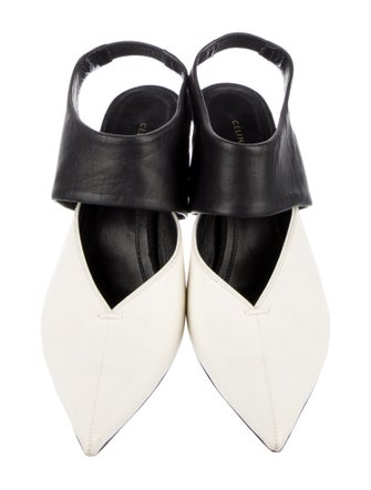 Celine Leather Slingback Pumps