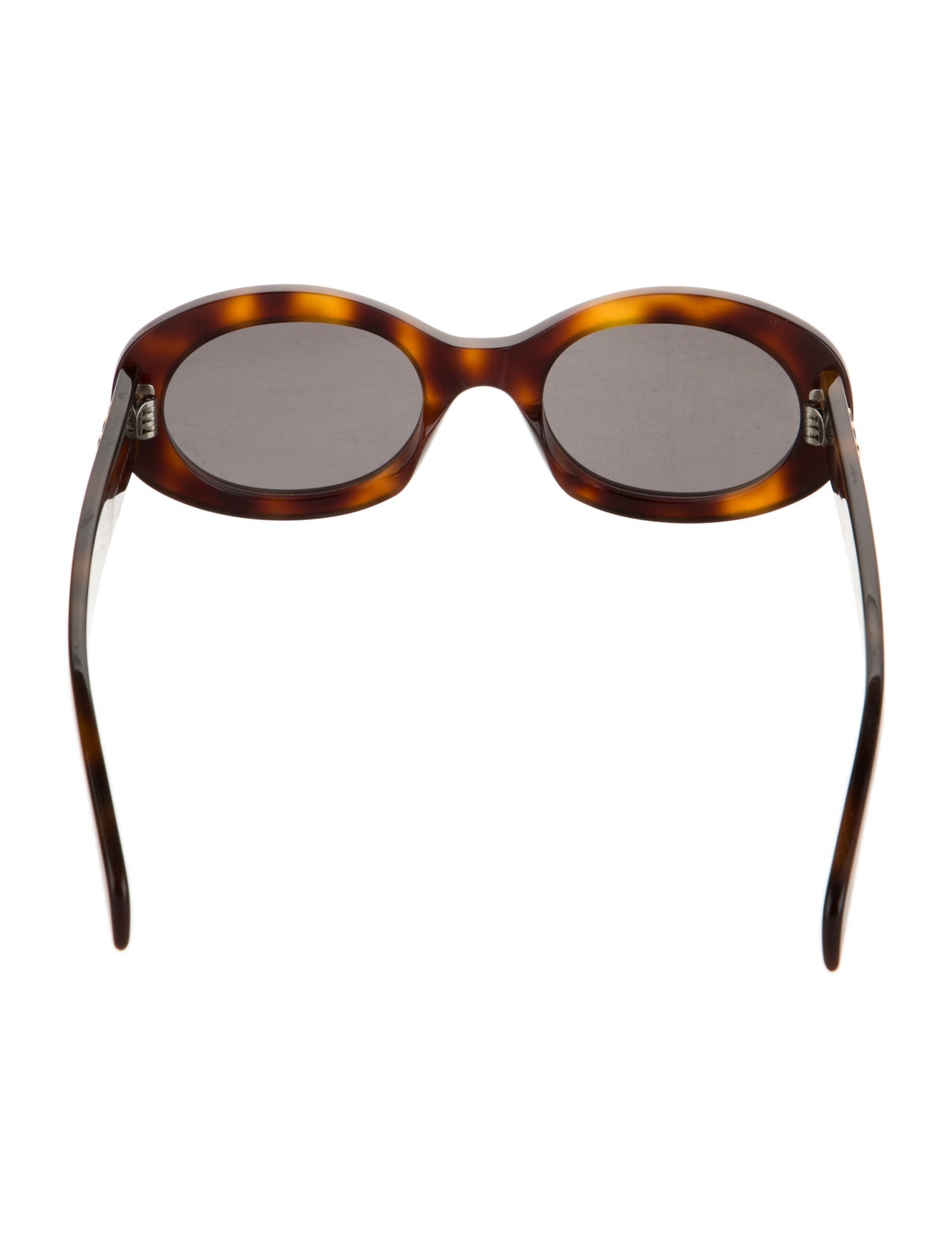 Celine Signature Logo Round Sunglasses