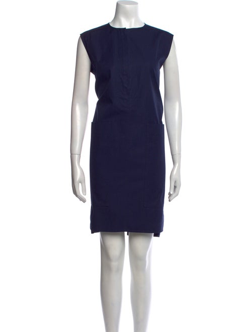 Celine Crew Neck Knee-Length Dress