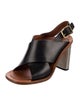 Celine Leather Slingback Sandals
