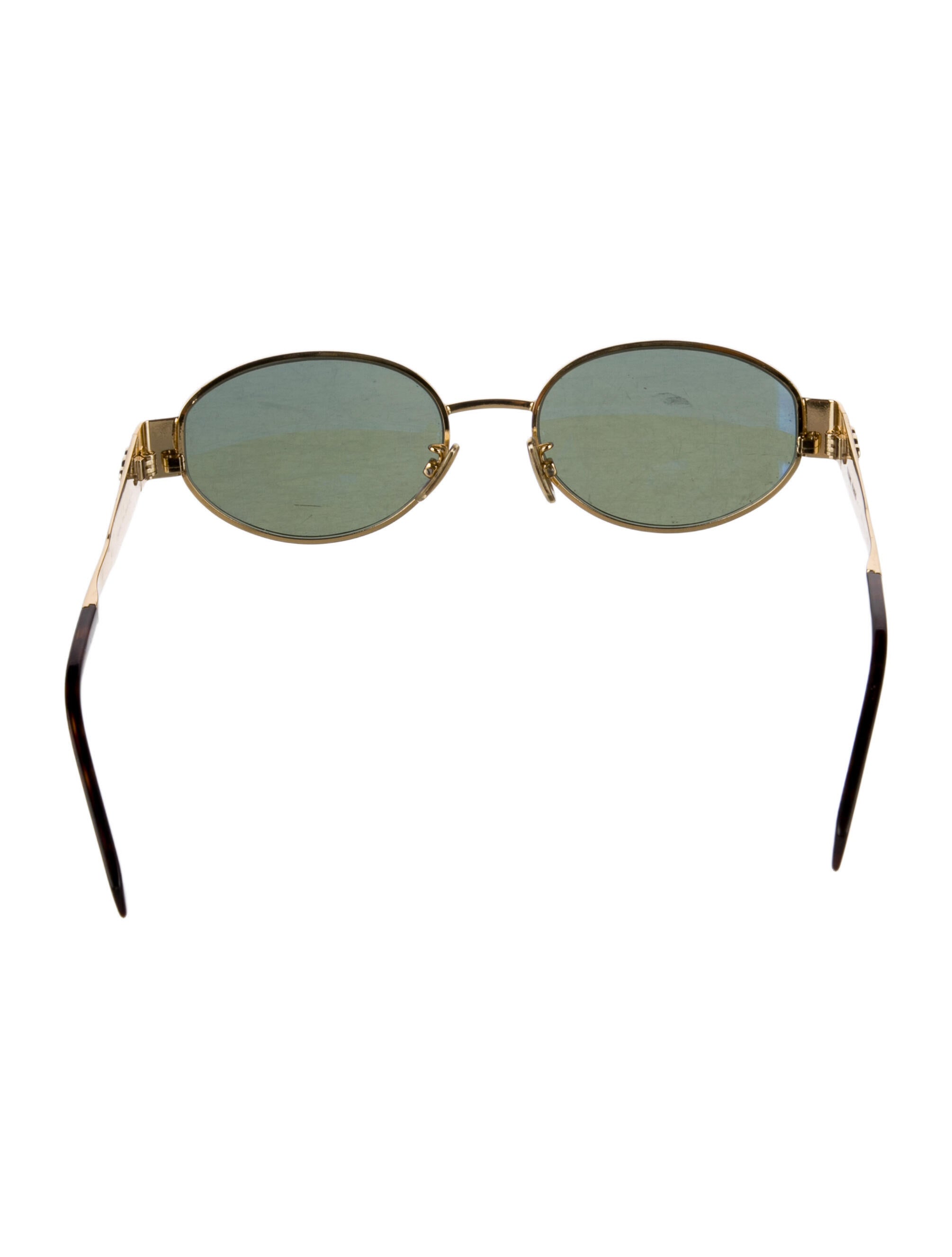Celine Round Tinted Sunglasses