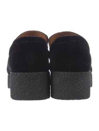 Celine Velvet Loafers