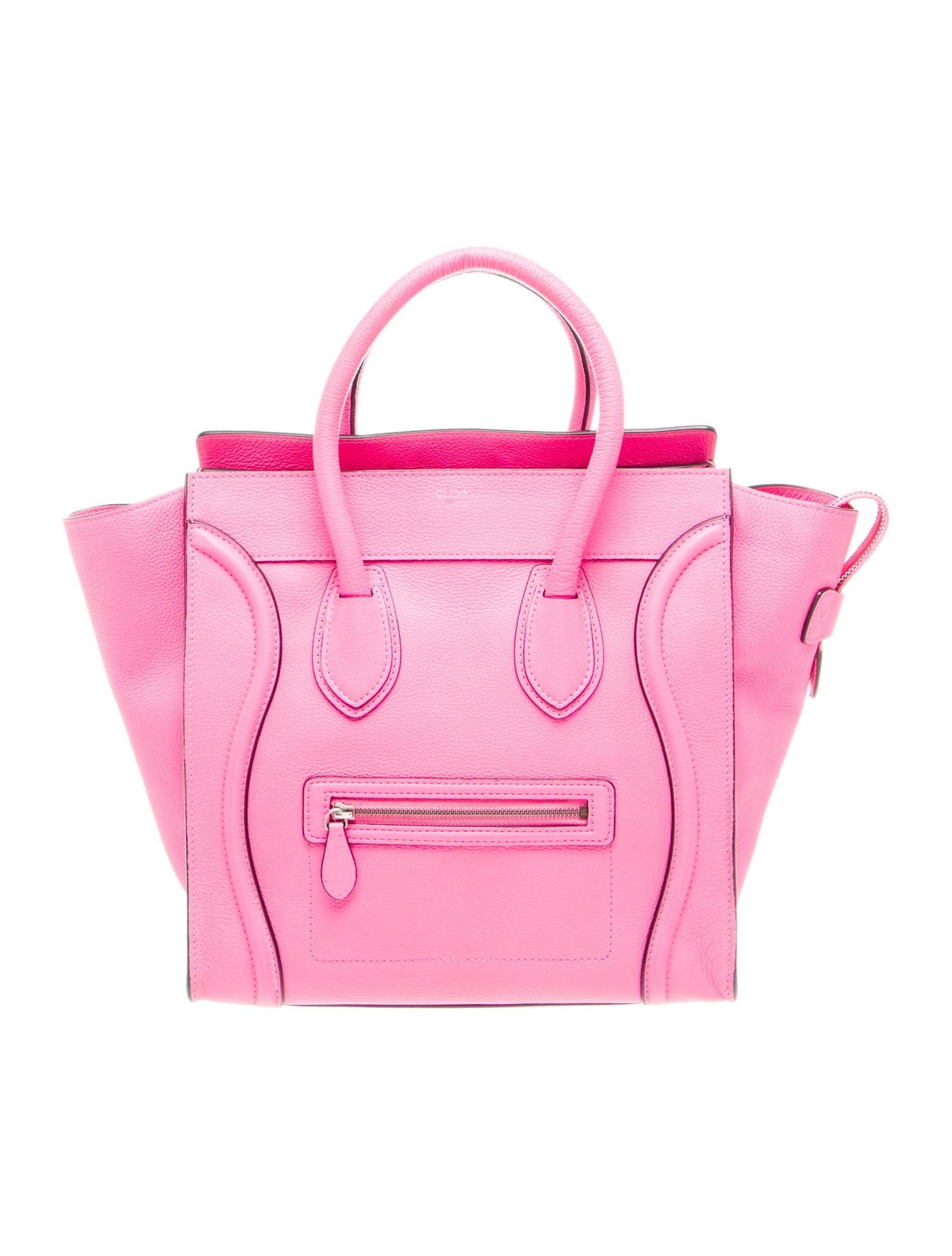 Celine Leather Luggage Micro