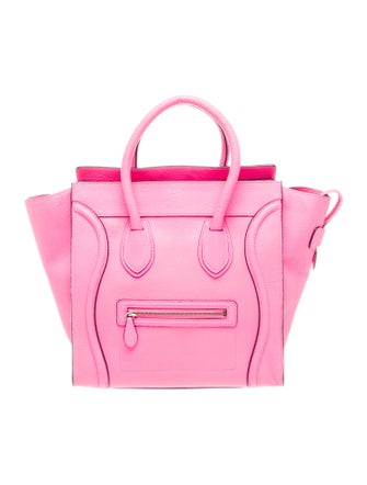 Celine Leather Luggage Micro