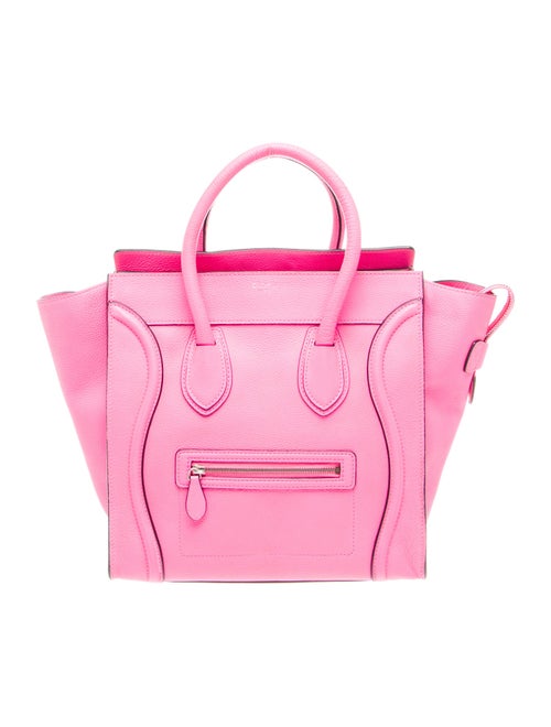 Celine Leather Luggage Micro