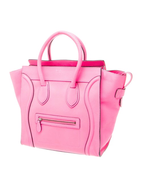 Celine Leather Luggage Micro