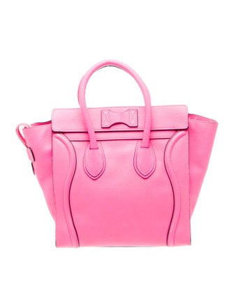 Celine Leather Luggage Micro