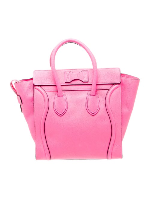 Celine Leather Luggage Micro