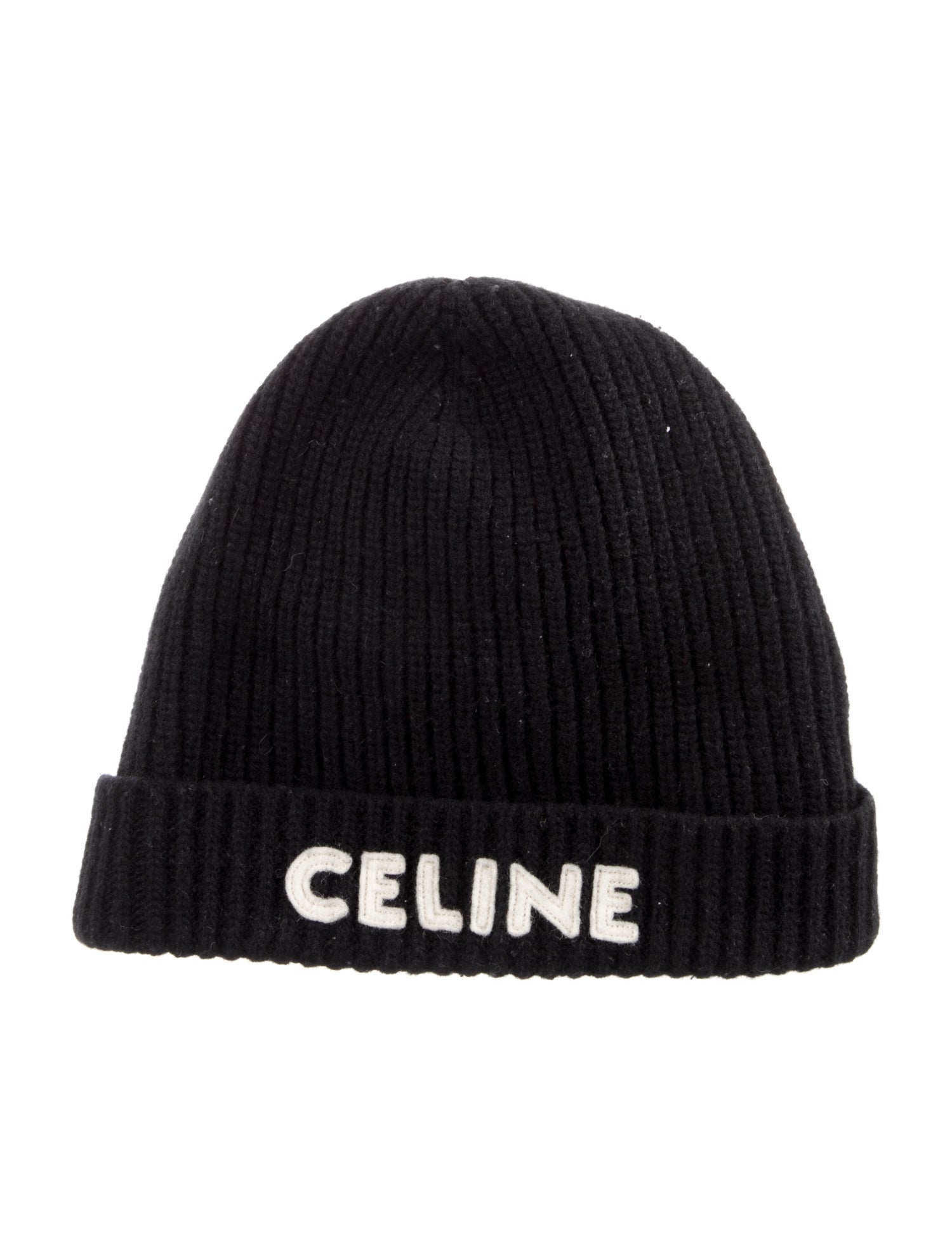 Celine Wool Logo Beanie