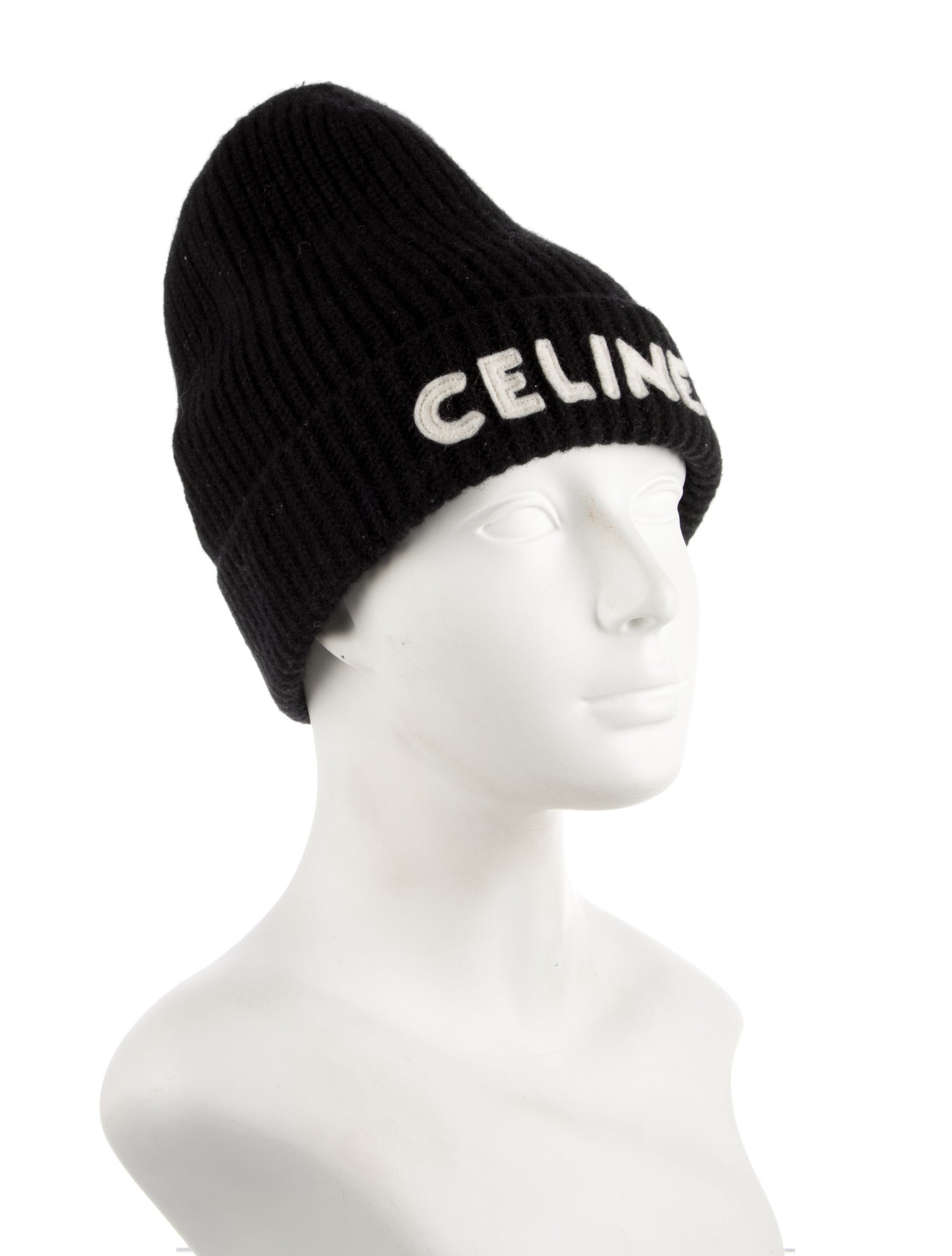 Celine Wool Logo Beanie