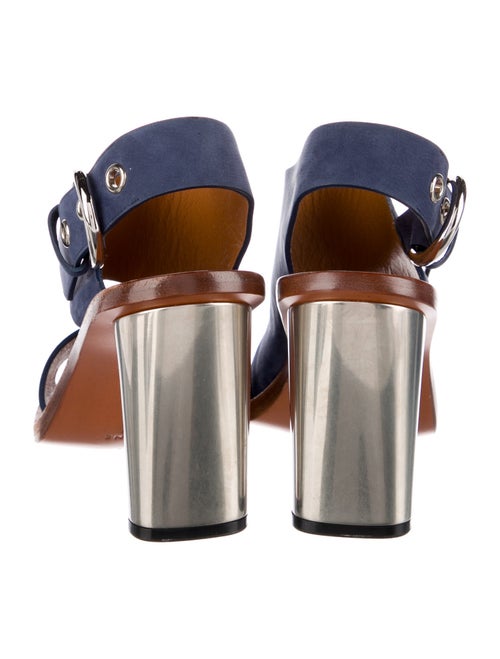 Celine Suede Slingback Sandals