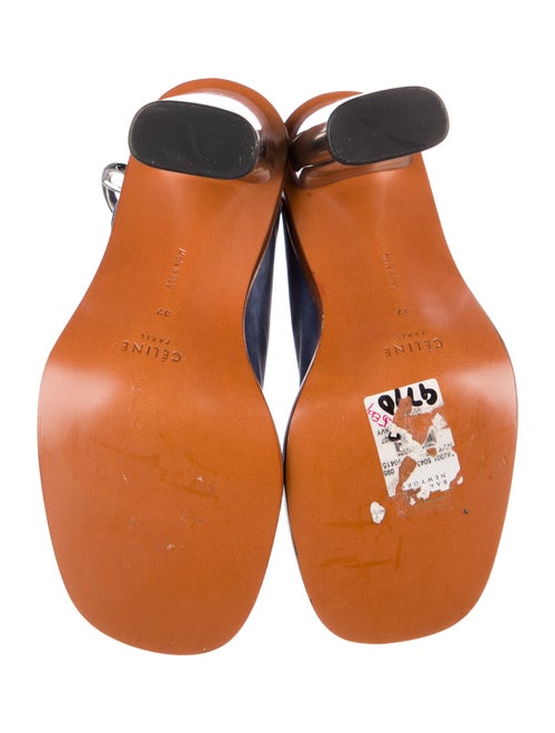 Celine Suede Slingback Sandals