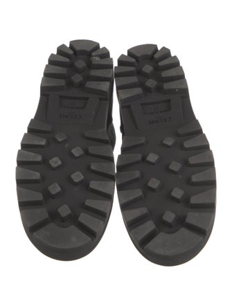 Celine Canvas Combat Boots