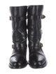 Celine Leather Moto Boots