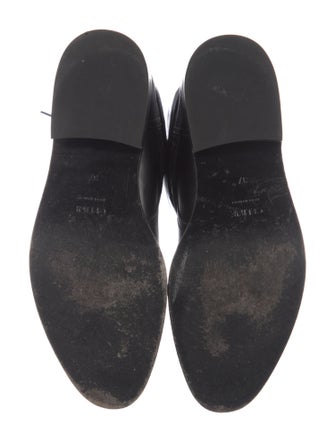 Celine Leather Moto Boots