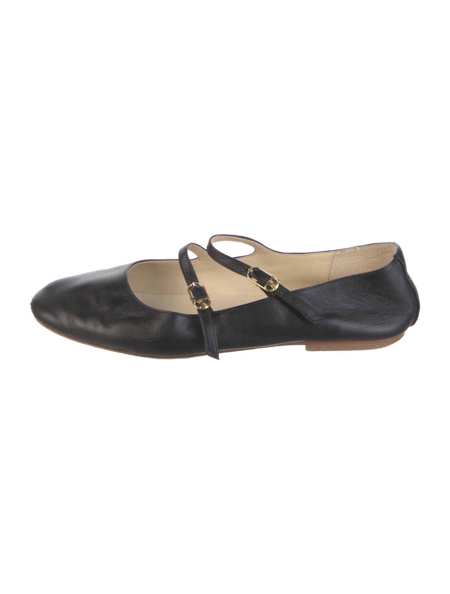 Celine Leather Mary Jane Flats