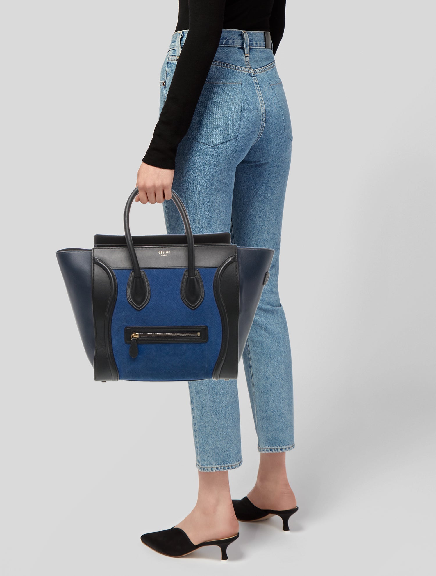 Celine Leather Luggage Mini