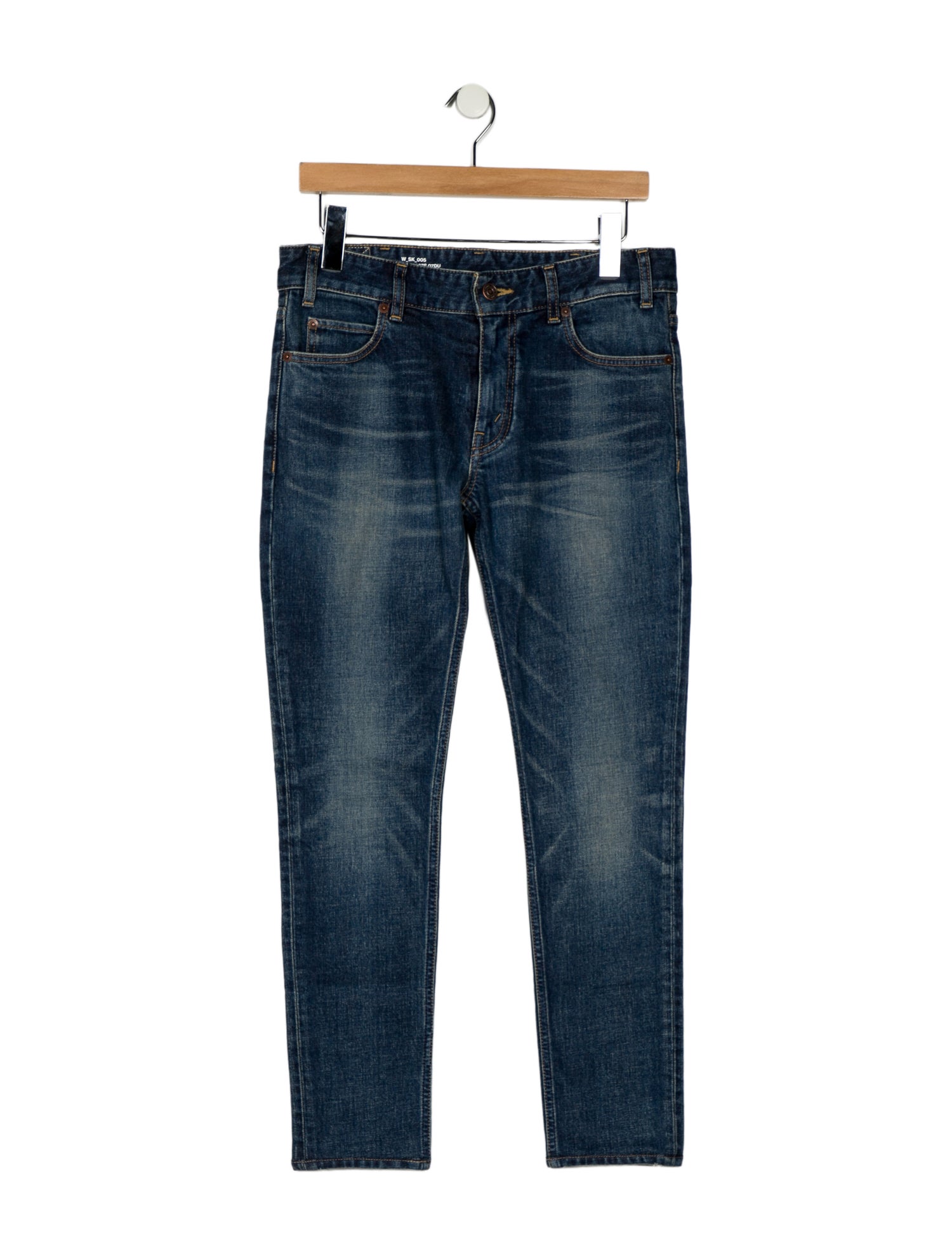 Celine Mid-Rise Skinny Leg Jeans