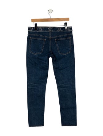 Celine Mid-Rise Skinny Leg Jeans