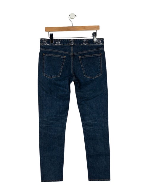 Celine Mid-Rise Skinny Leg Jeans