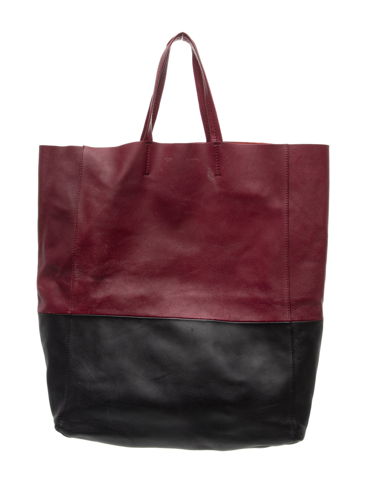 Celine Leather Vertical Cabas