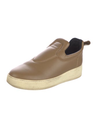 Celine Leather Colorblock Pattern Sneakers