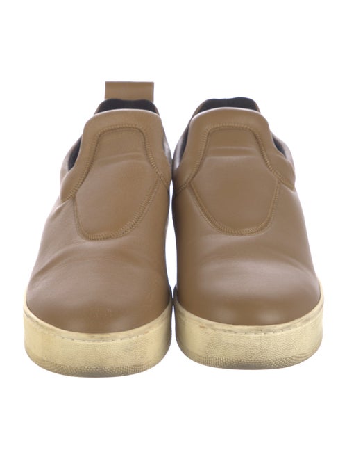 Celine Leather Colorblock Pattern Sneakers