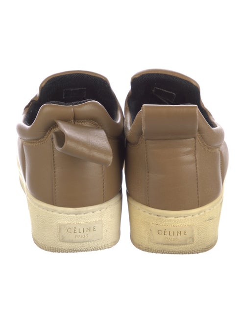 Celine Leather Colorblock Pattern Sneakers