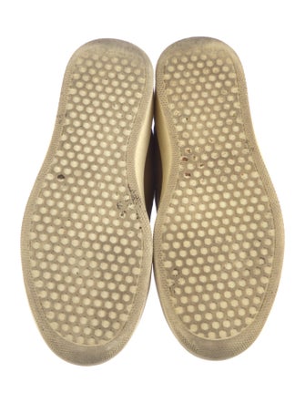 Celine Leather Colorblock Pattern Sneakers