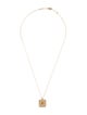Celine Strass Triomphe Nightfall Pendant Necklace