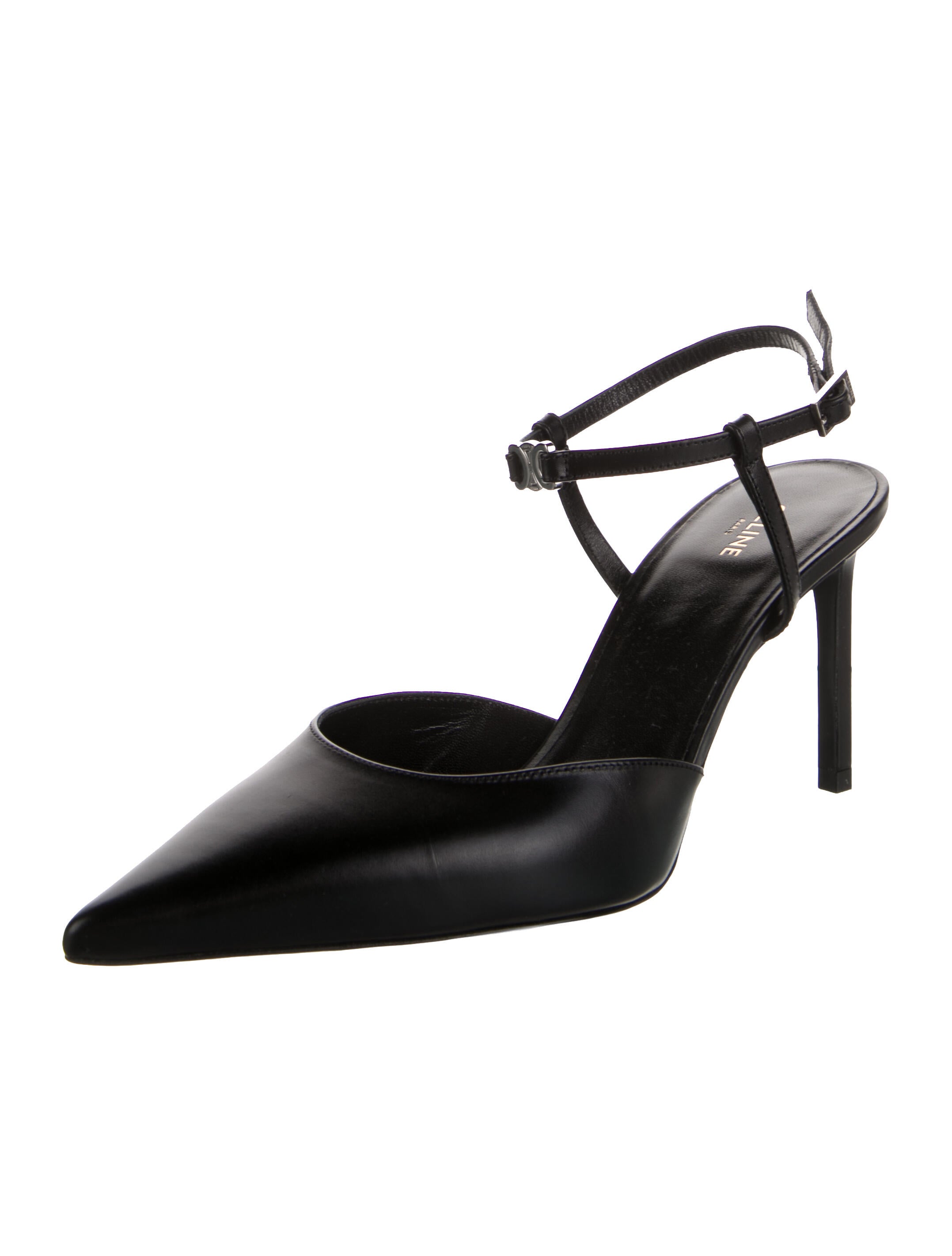 Celine Leather Slingback Pumps