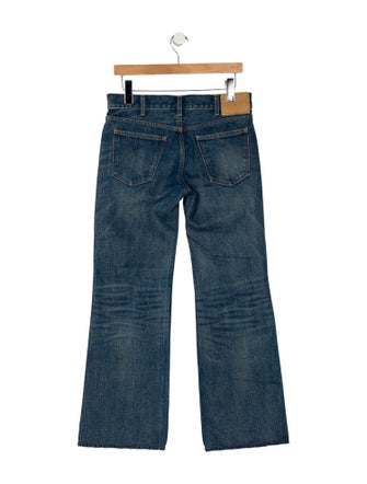 Celine Mid-Rise Wide Leg Jeans