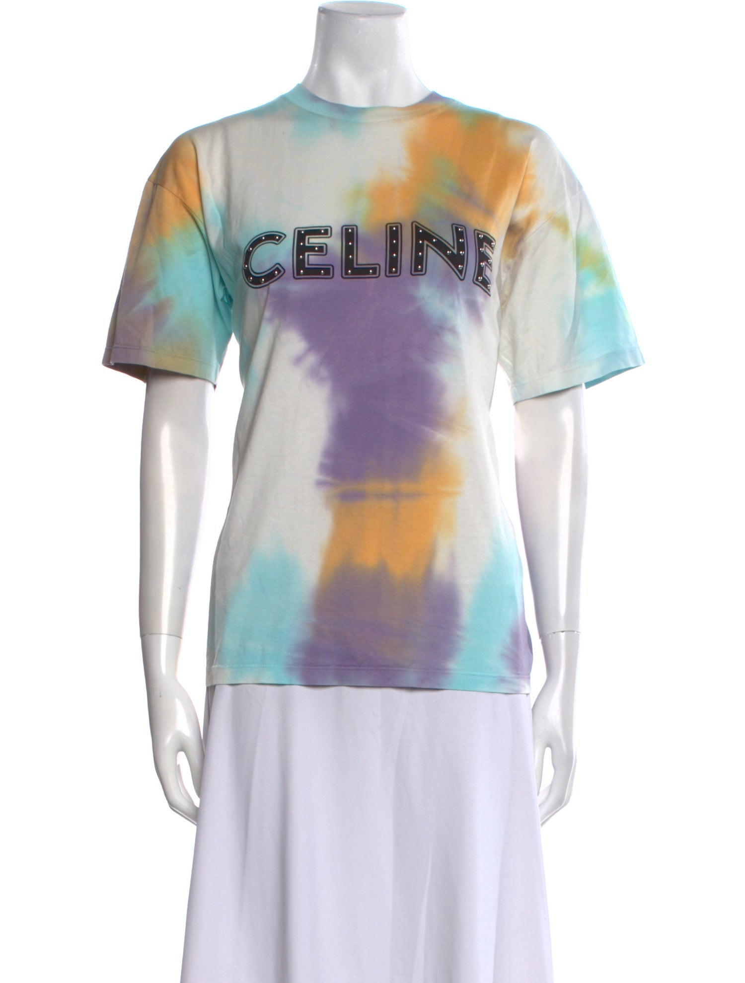 Celine 2021 Tie-Dye Print T-Shirt