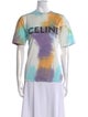 Celine 2021 Tie-Dye Print T-Shirt