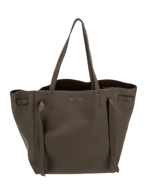 Celine Leather Cabas Phantom w/Belt Small