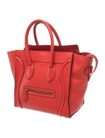 Celine Leather Luggage Mini